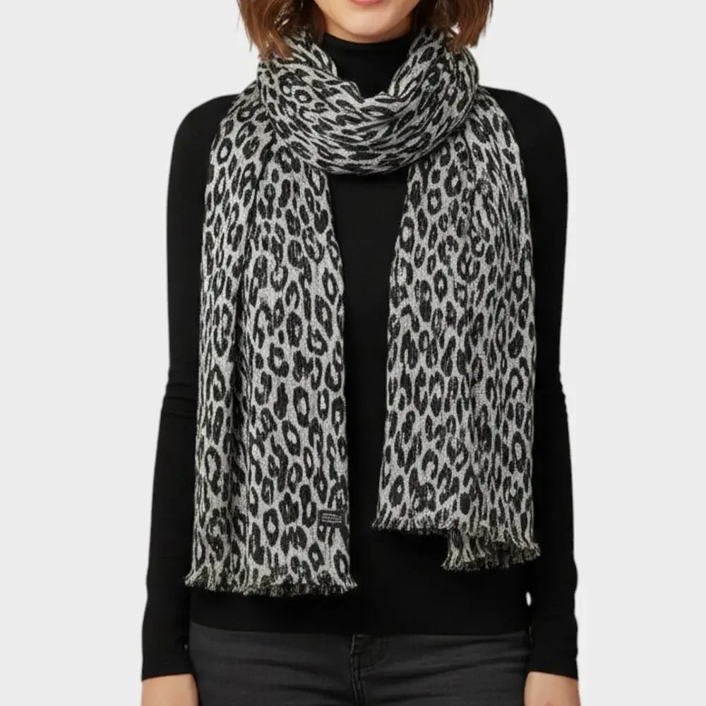 Cynthia Rowley Womens Scarf Animal Sparkle 25